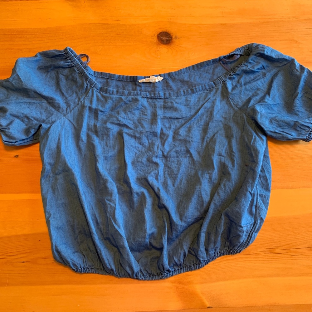 Madewell off the shoulder blouse